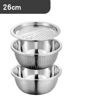 3-in-1 Stainless Steel Basin