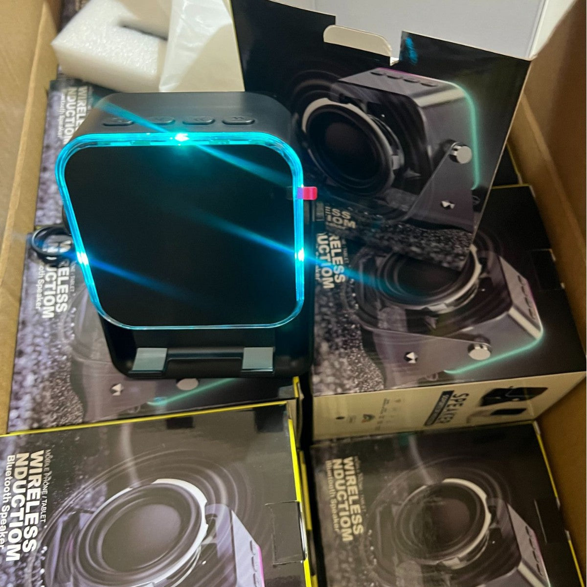 Wireless Induction Speaker Phone Stand